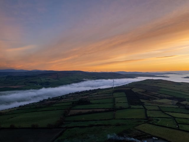 A series of pictures of the Thursday morning's fog above the city of Derry. Pictures by Ronan Mc Monagle Photography