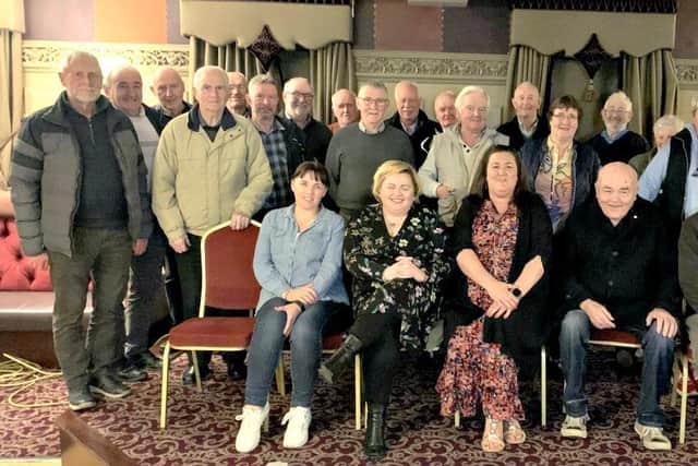 Those who took part in the evening sessions organised by the Carn Men’s Shed.