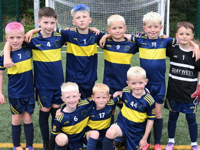 The Don Bosco's under-8's team which took part in the O'Neills Foyle Cup.