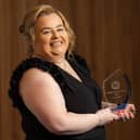 Connected Health employee Louise Bell has been named ‘Scheduler of the Year 2023’ at the Home and Community Care Ireland (HCCI) Home Care awards, supported by First Ireland. Naoise Culhane Photography.
