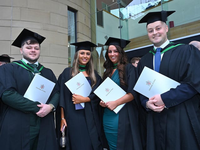 Daire McBride from Letterkenny, Aoife Donnelly from Belfast, Ruairaidh Kelly from Dunloy and Leah Topping from Crumlin all graduating in Mental Health Nursing.
Picture By: Arthur Allison: PacemakerPress.