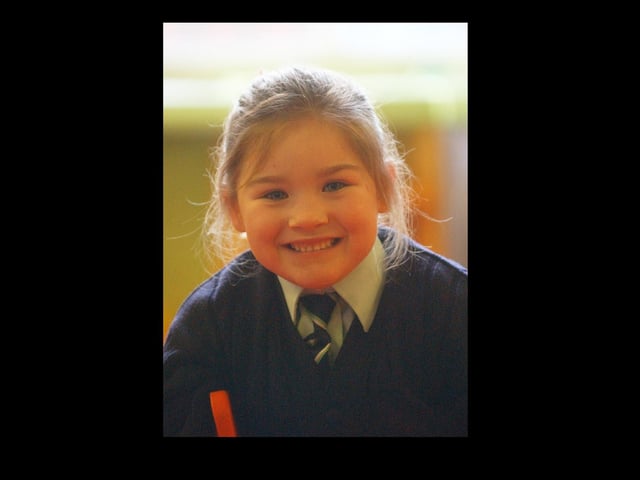 Chloe Casey. (0701PG01):Young people from Longtower Primary School pictured in January 2004