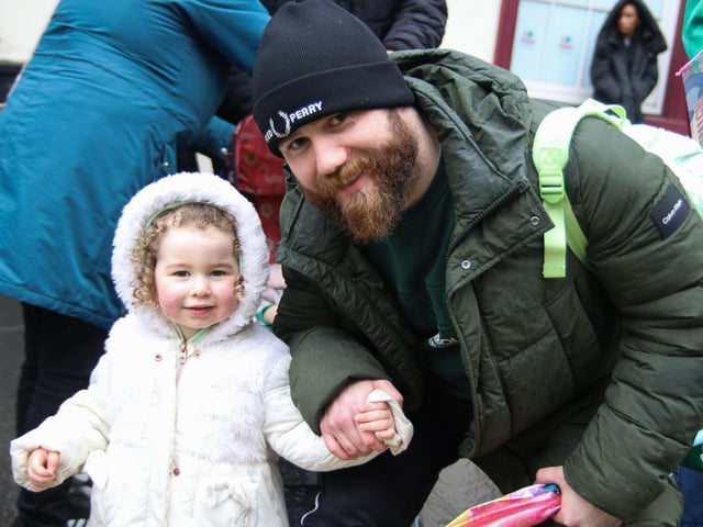St. Patrick’s Day Parade coming down Shipquay Street. (Photo - Deirdre Heaney, nwpresspics)