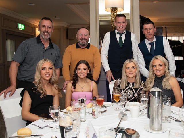 AIB Bank and Butterbean Resturant at the Carndonagh Traders Association Business and Community Awards in Ballyliffen Lodge Hotel on Saturday night last. Photo Clive Wasson