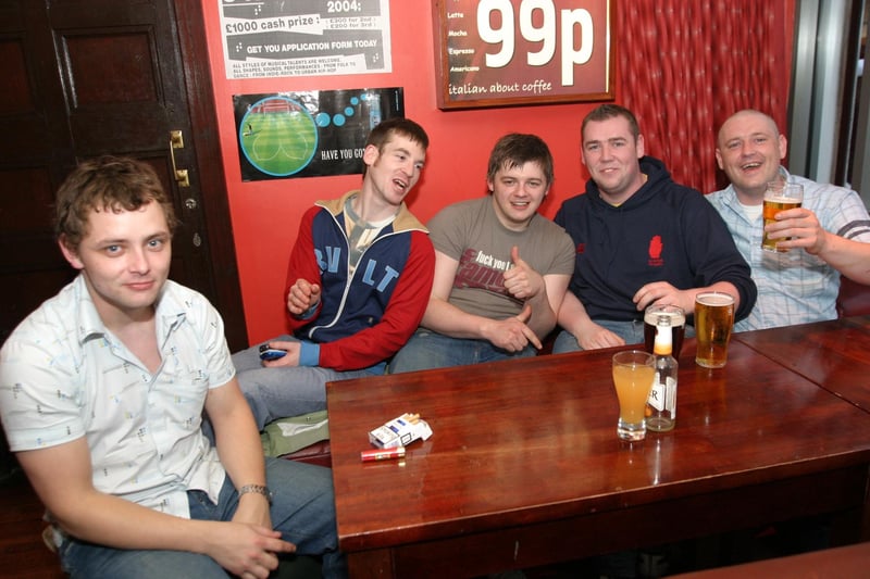 Patrons at the Strand Bar in 2004.