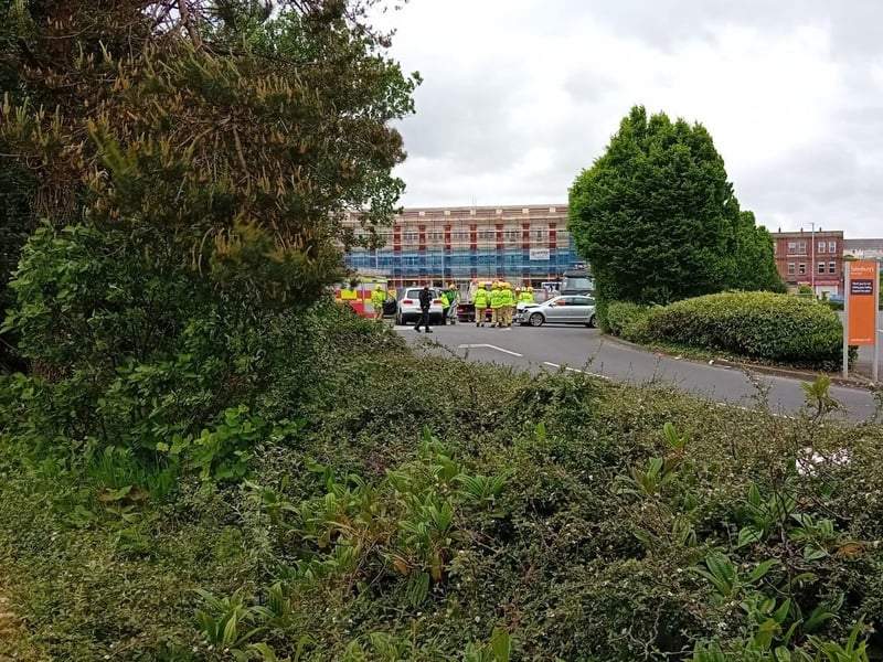 Firefighters used man handling and stabilisation techniques to make the scene safe.