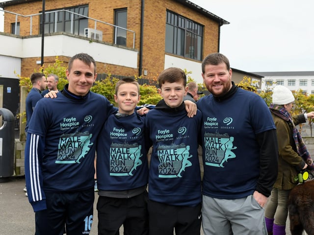 Foyle Hospice Run/Walk participants.  Photo: George Sweeney