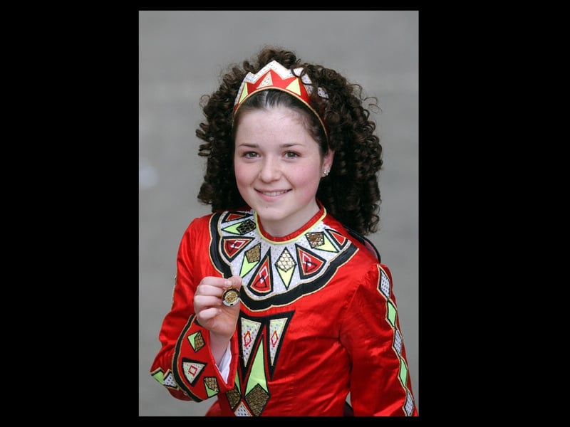 Shauna Kelly, from Tullagh, Clonmany, Coyle School, winner of the Light Jig U-12 years. (2504C24)