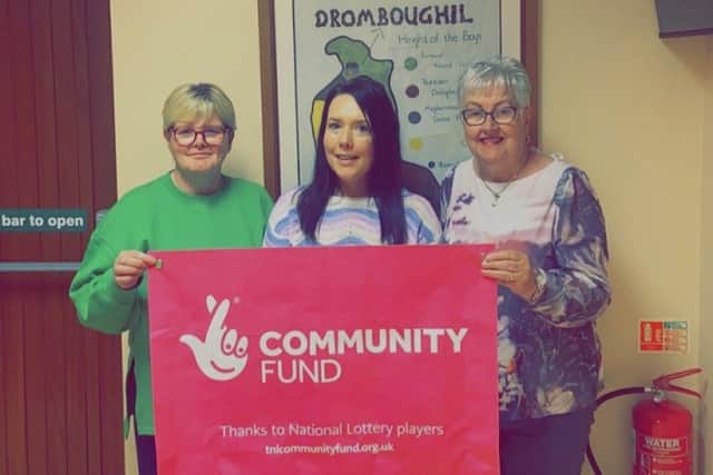 Kathleen Canning, Aideen O’Neill and Anne McLaughlin from Dromboughil Community Association