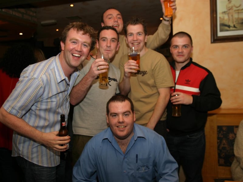 Pictured are patrons and staff at the Don Bar in Derry back in 2004.