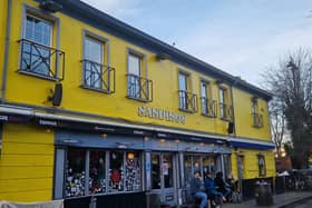 Sandinos bar on Foylestreet.