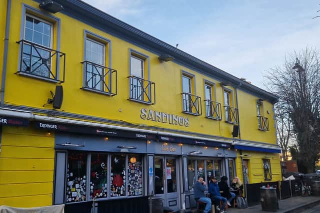 Sandinos bar on Foylestreet.