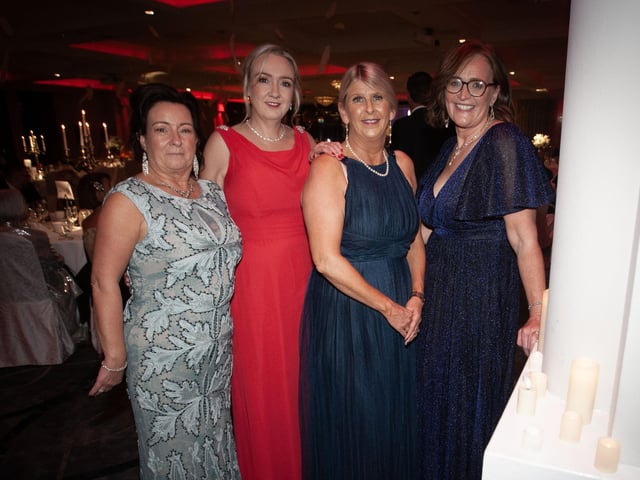 Sandra O'Doherty, Aisling McHugh, Olive McEleney and Clare McNamee pictured on Saturday night.