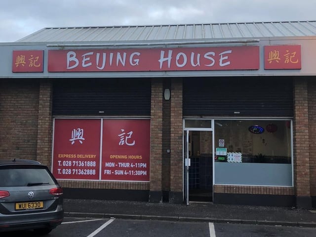 Beijing House Chinese Takeaway at 45 Buncrana Road received 4.8* out of 5 with 45 reviews. One reviewer said: "Fantastic food. Can’t recommend the Peking duck and char Sui chow Mein enough. Very generous portions too. This is my Chinese of choice now. Best in town"