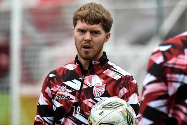 Midfielder Jacob Davenport has been Derry City's sole summer signing so far.  Photograph: George Sweeney
