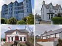 These properties all have scenic views of Northern Ireland's coastline.  Google maps