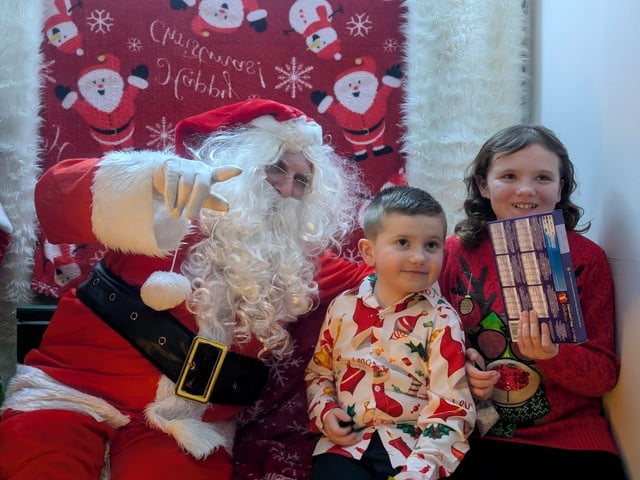 Visitors from the Western Trust's Children’s Disability Service enjoying an amazing Santa experience evening at Destined.