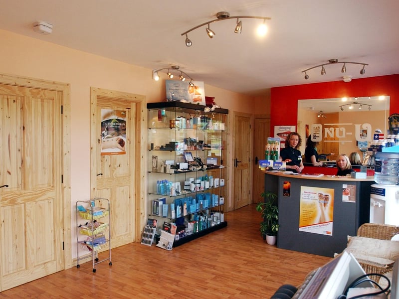 The Nu-U beauty and tanning salon in Claudy.