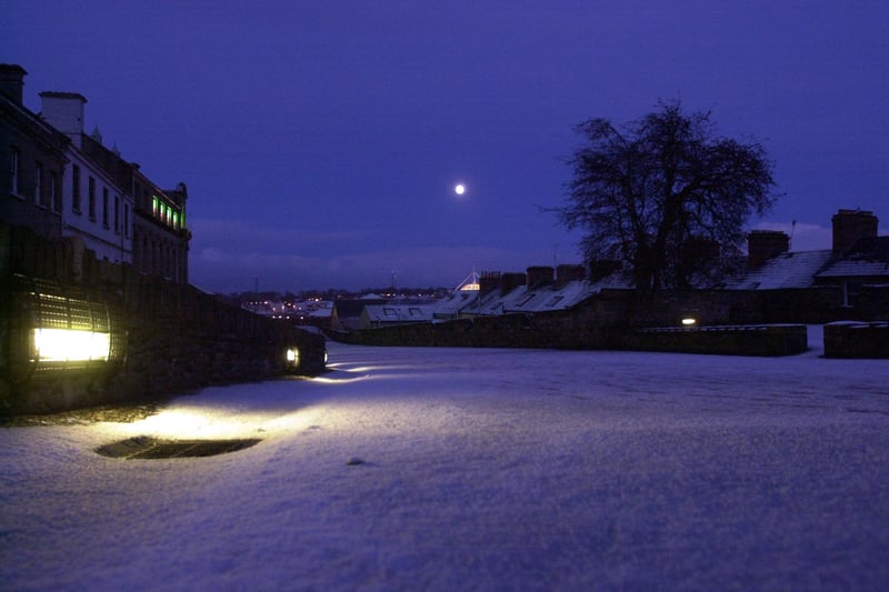 Derry in the snow in the early 2000s.