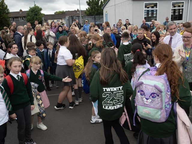 'P7 Pupils Sign Off at Greenhaw PS! Jim McCafferty Photography