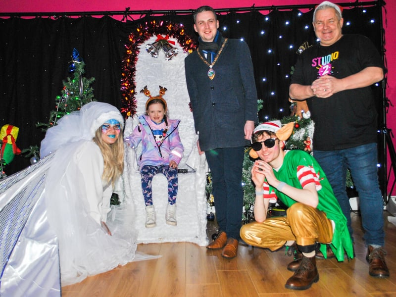 'Twas the week before Christmas' in Studio 2 in Derry with the Grinch, Santa, Mrs Claus, Cindy Lou Who, the elves and a Christmas Fairy.