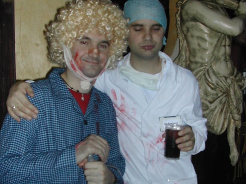 Celebrating Halloween in Derry 20 years ago.
