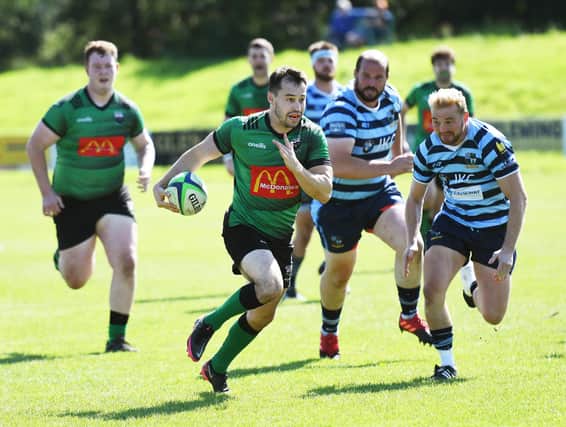 Ross McLaughlin's absence will likely see Simon Logue switch to full back against Enniskillen. (Photo: Keith Moore)