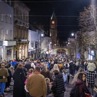 IN PICTURES: Derry Halloween off to a swinging start