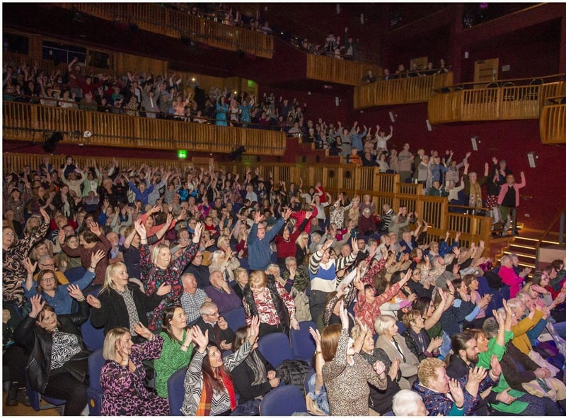 A packed Millennium Forum where a huge crowd enjoyed the show