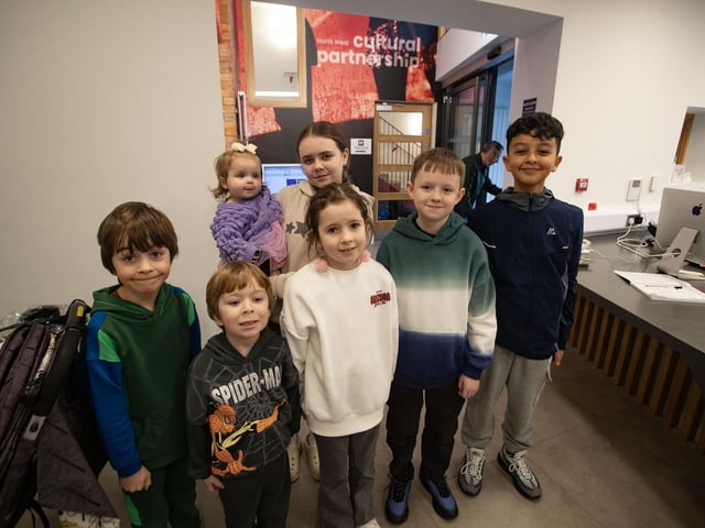 Some of the youngsters who enjoyed Saturday's Feile event at New Gate Arts and Culture Centre.