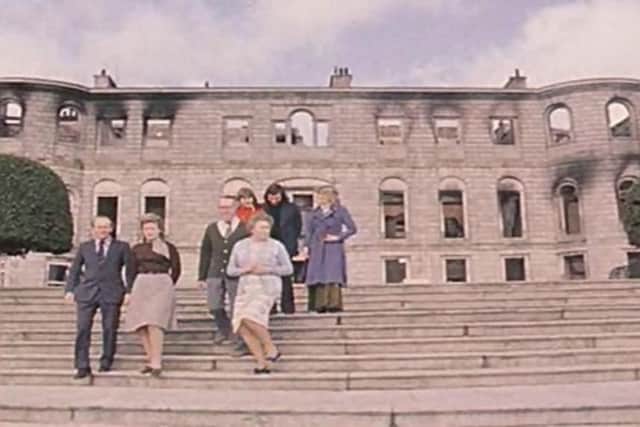 Powerscourt House destroyed by fire in 1974