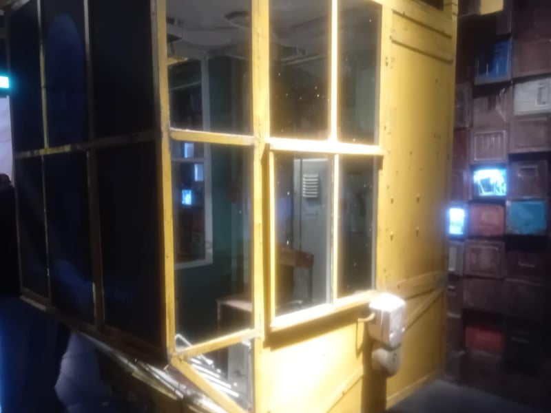 A crane cab in the European Solidarity Centre at the former Lenin shipyard in Gdánsk. The firing of crane driver Anna Walentynowicz in August 1980 helped spark the Solidarnosc movement for trade union and political freedoms.