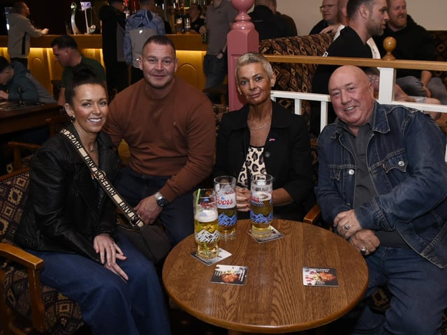 Katty, Cathal, Sinead and Martin pictured at the Gransha Club.