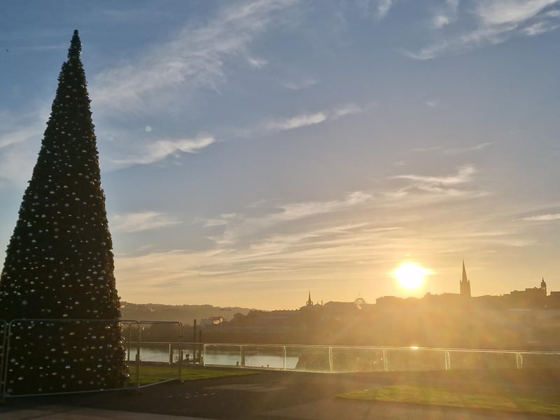 Derry Ebrington Square Christmas tree.