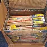 Fireworks seized by police.