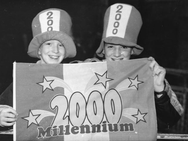 Millennium celebrations in Derry city centre.