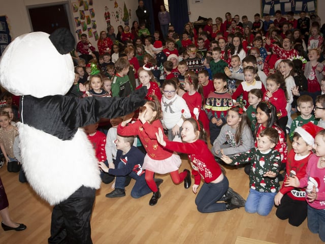 The panda proved popular.