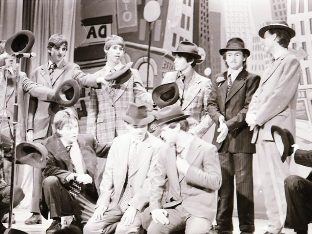 St Columb's College Musical Guys Dolls, from 1984.