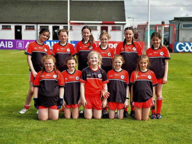Holy Family Primary School at the Tower Cup Girls' day in Celtic Park. Photo: George Sweeney. DER2321GS – 135