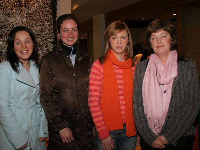 Enjoying a night at the Millennium Forum in April 2005.