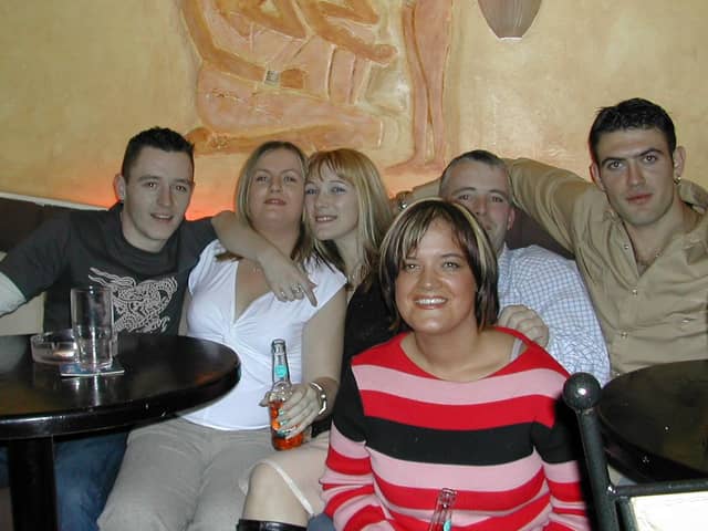 A night out at Café Roc / Earth in Derry in January 2003.