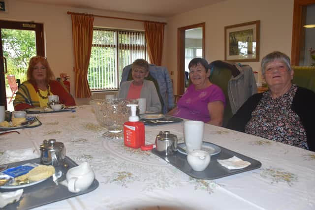 Patients attending Day Therapy at the Foyle Hospice.