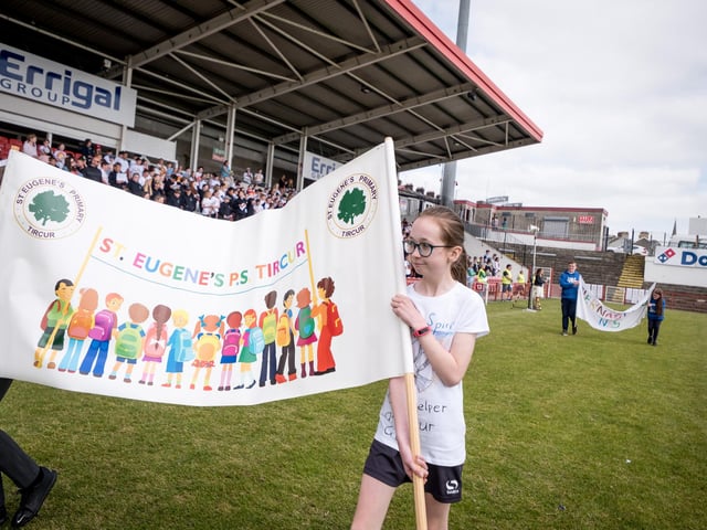 The annual Fan the Flame mass was celebrated recently in Celtic Park for pupils who recently made their confirmation.