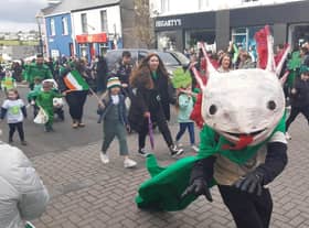Buncrana St Patrick's Day parade 2023.