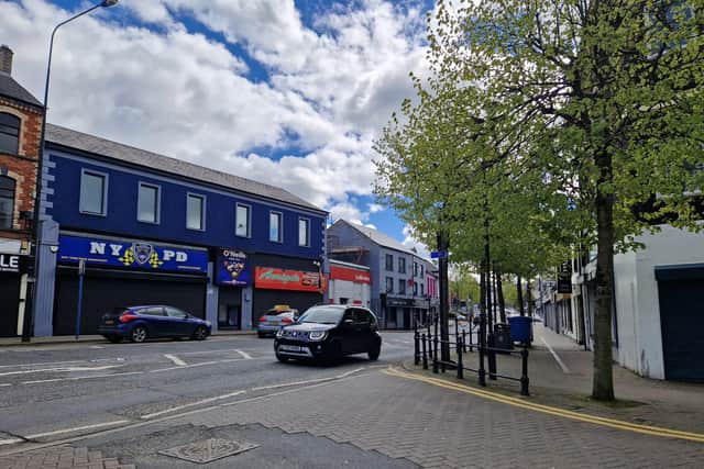 Strabane Town centre.