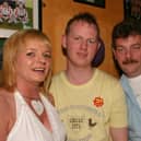 Sean with family members Tina Nicola Sean and John 7021dd : Parties in Derry in July 2005.