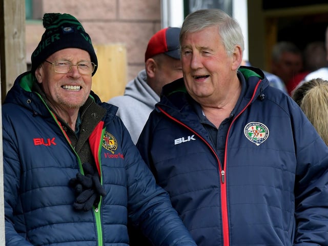 Rugby fans at the Ulster v Connacht game at Judges Road. Photo: George sweeney