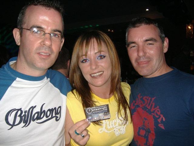 Derry people partying in pubs in the city in August 2005.