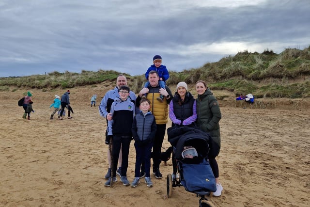 The Sloan and Allen families from County Down.