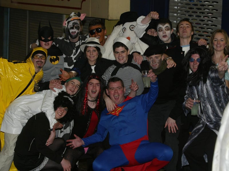 Some of the weird and wonderful costumes on display. (0311JB39):20 YEARS ON: Halloween celebrations in Derry in 2003